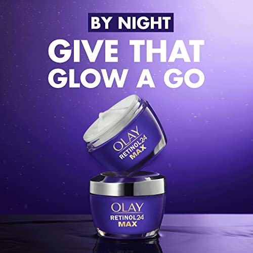 Olay Day &Night Set: Collagen Peptide 24 MAX Day Face Cream, 50ml, With Retinol 24 Face Cream, 15ml, Instantly Hydrates For 24H, For Strong And G