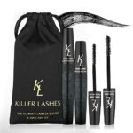KL Killer Lashes Mascara Black and Ultimate Fibre Lash Extender for Fuller Longer Lashes