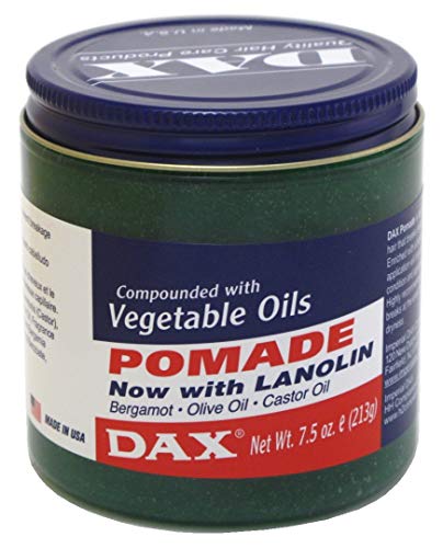 Dax Pomade Now with Lanolin compounded with Vegatable Oils 7.5 oz. Jar