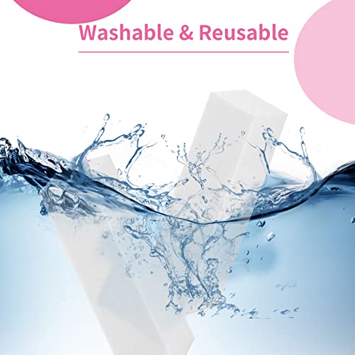 Sibba 10 Pcs Nail Buffer Block Manicure Pedicure Tools Professional White Sanding File Blocks for Smoothing Shaping or Polishing Buffing Natural