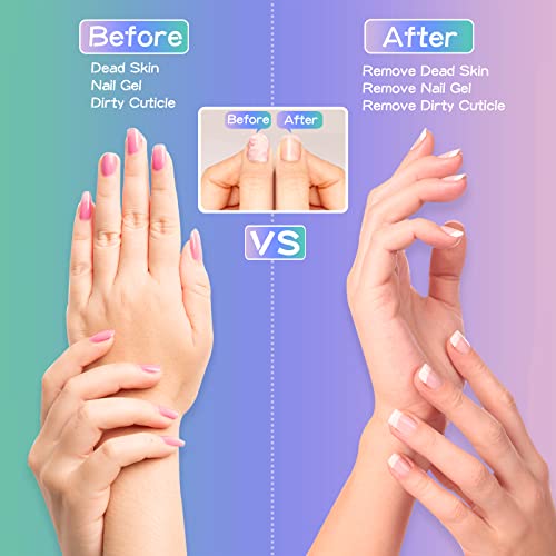 Nail Drill Bits Set 11pcs 3/32in Ceramic Tungsten Carbide Nail Drill Bit,Diamond Cuticle Electric Nail File Bits For Acrylic Nails With 75Pcs Nai