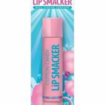 Lip Smacker Cotton Candy, Flavoured Lip Balm for Kids, Superior Moisture and Lip Smackin', Clear, Single Lip Balm