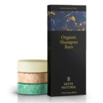 Set of 3 - Organic Shampoo Bar + Conditioner Bar 180g - Shampoo and Conditioner Sets - Hair Growth Shampoo - Shampoo for Greasy Hair & Dry Hair -