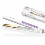 Faszin Hair Straighteners, Fast Heating Titanium Flat Iron with Negative Ions to Create Sleek Style, 3D Floating Wide Plate for Both Thick and Th