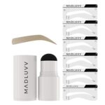 MADLUVV 1-Step Brow Stamp + Shaping Kit… (Taupe)