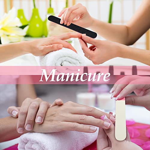 Gel Nail Polish Remover Tools Kit, VEGCOO 10 Pcs Nail Polish Remover Clips, 4 Nail Files, 200 Pcs Nail Wipe Cotton Pads, 2 Cuticle Pusher & a Nai