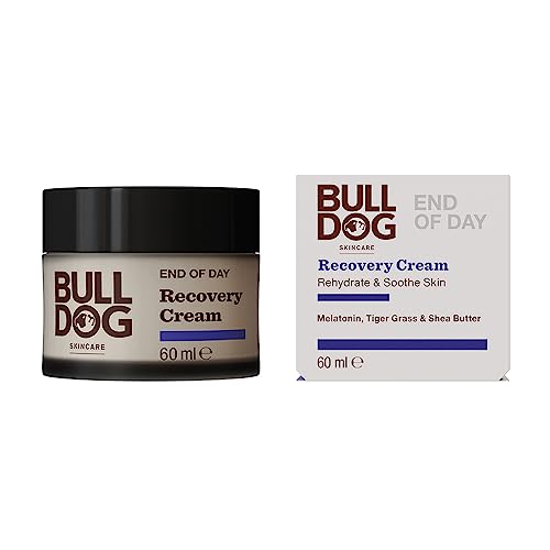 Bulldog Skincare - End Of Day Recovery Cream for Men | Night Hydrating Face Cream | 60ml
