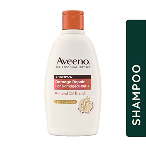 Aveeno Damage Repair Almond Oil Scalp Soothing Shampoo for Damaged Hair 300ml