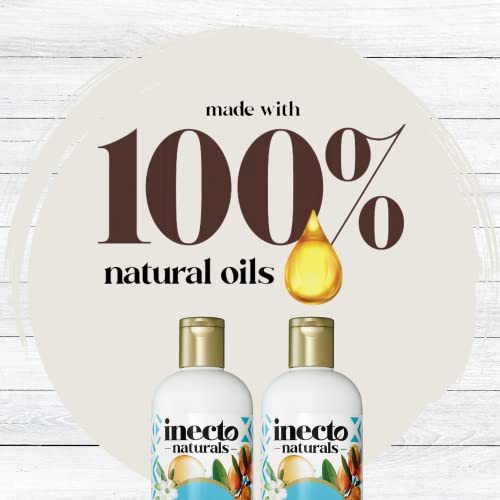 Inecto Natural Argan Shine Shampoo 500ml, Rich & Nourishing Pure Argan Oil for Beautiful Healthy Shine, for Dull Damaged Hair