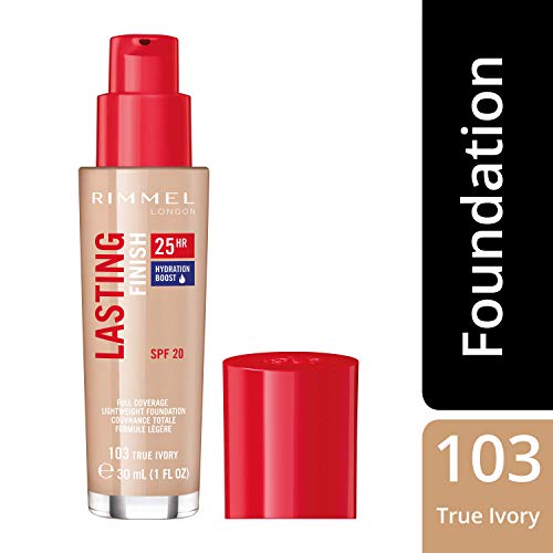 Old Product & Packaging - Rimmel Lasting Finish 25 Hour Foundation True Ivory