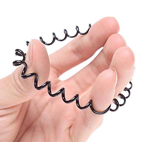 Spiral Hair Ties, Super Comfy Coil Hair Ties for Thick Hair, Coil Hair Ties, Phone Cord Hair Ties, Ponytail Hair Coils No Crease, Headband (8pcs)