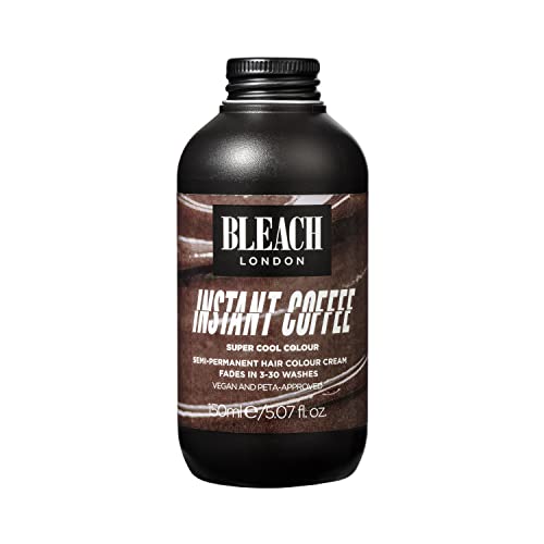 BLEACH LONDON Bruised Violet Semi-Permanent Hair Colour Cream - Deep Purple, Vegan, Cruelty Free, Vibrant Temporary Dye 150 ml