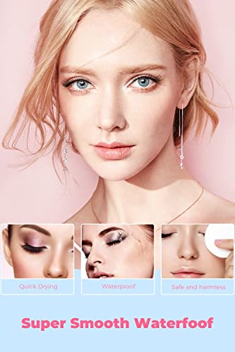 Magnetic Eyelashes,5 Pairs Upgraded Eyelashes with Eyeliner Kit,2 Tube Eyeliners with Magnetic Eyelashes Natural Look, Realistic and Soft False E