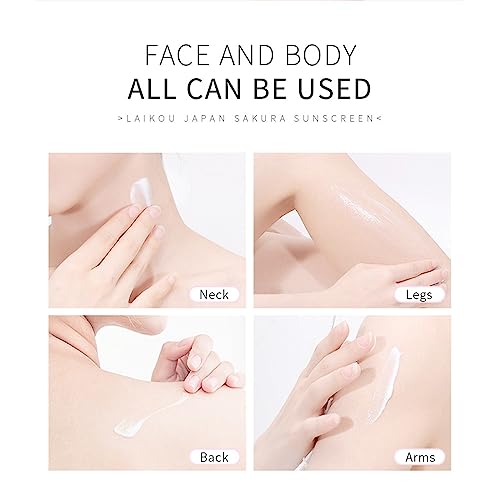 Japan Sakura Sunscreen, Sakura Sunscreen Skincare SPF 50, Moisturizing Sunscreen, Hydrating Cream to Deeply Protected Skin, 50g (1PC)