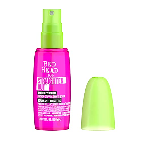 Bed Head by TIGI - Straighten Out Anti Frizz Hair Serum - For Smooth Shiny Hair - 100 ml