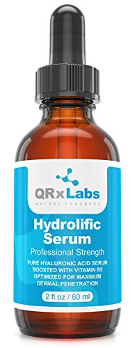 Hydrolific Serum - Ultra Pure Hyaluronic Acid Serum Boosted With Vitamin B5 (Large 60 ml) - Formulated To Maximize Dermal Penetration And Provide