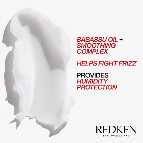 REDKEN Conditioner, Babassu Oil, Adds Shine and Smooths Frizzy Hair, Frizz Dismiss, 300 ml