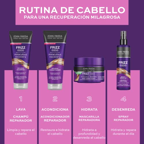 John Frieda Frizz Ease Miraculous Recovery Intensive Deep Conditoner Hair Mask 250ml, White