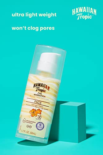 HAWAIIAN TROPIC - Silk Hydration | Protective Sun Lotion for Face SPF 30 | 50 ml