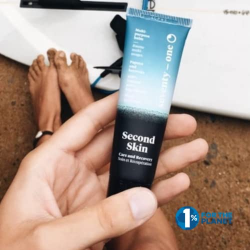 SeventyOne Percent | Second Skin | Oil Care Balm | Multi-Purpose Body-Face-Hair | Moisturize & Repair | Fermented Papaya & Beeswax | 100% Natural