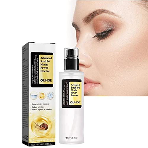 Fullcube Advanced Snail 96 Mucin Power Essence -Snail Secretion Filtrate 96% Revitalize and Moisturize with Reduce Wrinkles and Irritation,Skin R