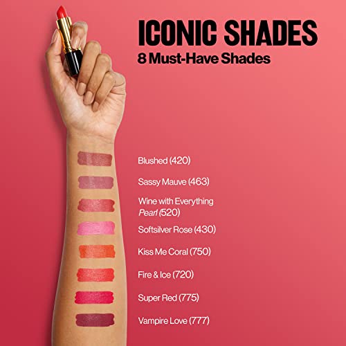 Revlon Super Lustrous Lipstick, High Impact Lipcolour with Moisturising Creamy Formula, Infused with Vitamin E and Avocado Oil in Pink Pearl, Sky