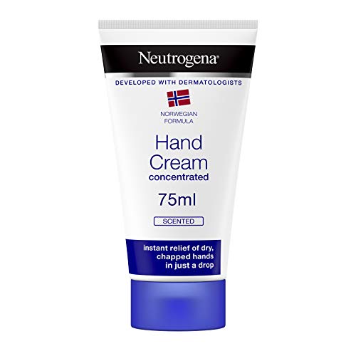 Neutrogena Norwegian Formula Hand Cream Concentrated Unscented, Immediate and Lasting Relief With Glycerin, (300 Applications), 75 ml (Pack of 1)