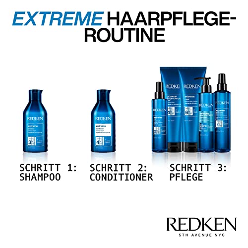 Redken | Hair Treatment, Leave-In Heat Protection, For Damaged Hair, Extreme Play Safe 230, 200 ml