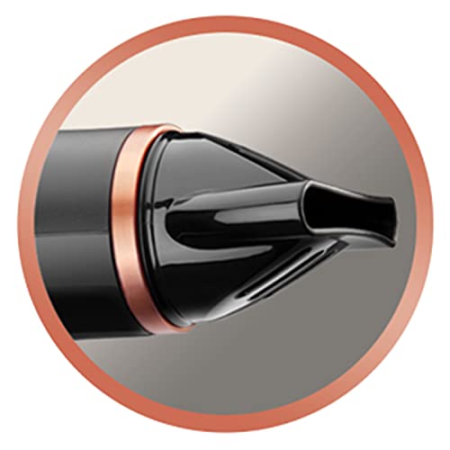 Remington Hair Care Gift Set - Ceramic Hair Straighteners and 2000 W Ionic Hair Dryer with Concentrator D3012GP, Black/Bronze