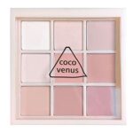 Eyeshadow Palette, Full Matte Eye Shadows Palette For Women, Long Lasting White Pink Eyeshadow Make-Up Palettes Waterproof Highly Pigmented Blend