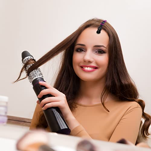 Heyu-Lotus 10Pcs Crocodile Clips Hair,Professional Hair Clips For Styling, Sectioning Hair Clips Women Plastic Alligator Hairclip with Nonslip Gr