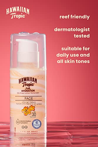 HAWAIIAN TROPIC - Silk Hydration | Protective Sun Lotion for Face SPF 30 | 50 ml