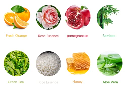 Organic Face Mask,Collagen Face Mask Sheet,Fruit Extracted Beauty Face Mask Multipack,Skincare Facial Mask Sheets,Facial Mask facial,Moisturizing