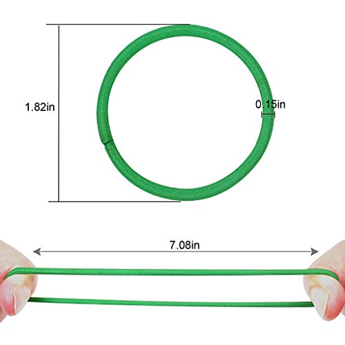 JCF Elastic Hair Bands, 50Pcs Multicolor Elastic Hair Ties Ponytail Holders, 4mm Hair Bobbles Hairbands for Women and Girls(Multicolor)