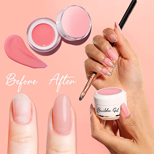 Builder Gel (UK Company) Gel Nail Builder In A Bottle 4 Pack