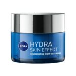 NIVEA Hydra Skin Effect Regeneration Night Gel (50ml), Lightweight Evening Face Gel Charged with Hyaluronic Acid, Gel-Based Face Moisturiser Prov