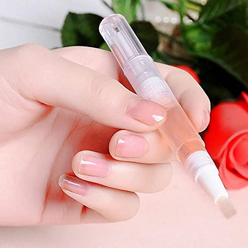 Cuticle Oil Pen for Nail Care, 2PC Nail Oil Pen with Natural Ingredients Revitalize Pen Gel Manicure Pedicure for woman(Various flavor) (Cherry +