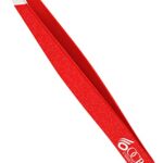 OCBA Tweezers for Facial Hair Women & Men for Precise Grooming of Eyebrows - Professional Stainless Steel Red Color Coated Eyebrow Tweezers for I