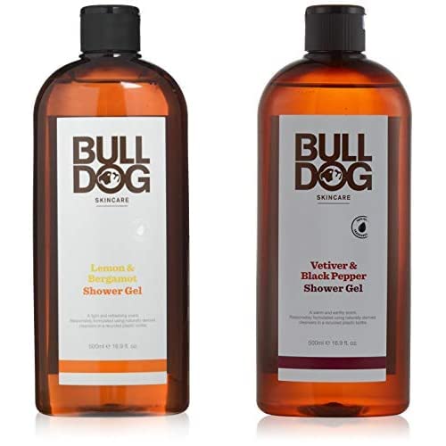 BULLDOG – Bodycare for Men | Lemon and Bergamot Shower Gel | Fresh and Revilatising Body Wash | 500 ml