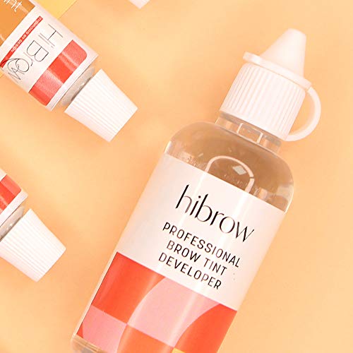 Hi Brow Professional Brow Tint Developer 50ml - For Salon Quality Eyebrow Tinting - Easy to Mix, Enables Long Lasting Colour