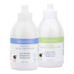 MooGoo Natural Milk Shampoo & Cream Conditioner - Gentle Cleansing & Moisturizing Formulas for Sensitive Skin, Itchy Scalps, & Dry Hair - Silicon