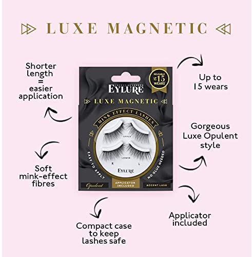 Eylure Luxe Magnetic Accent False Lashes, Opulent