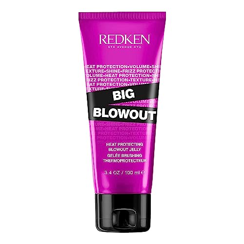 REDKEN Big Blowout, Heat Protectant Jelly, Gel Serum with Protection up to 230°C, Instant Volume and Naturally Bouncy Hair, 100ml