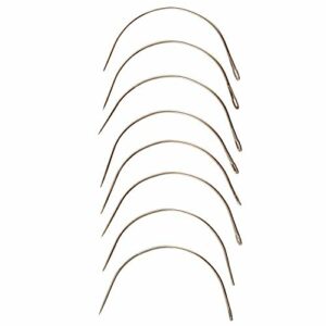 20 Pieces Hair Extension Curved C Needle Hair Weave C Type Needle Curved C Hair Weaving Needle for Hair Extension