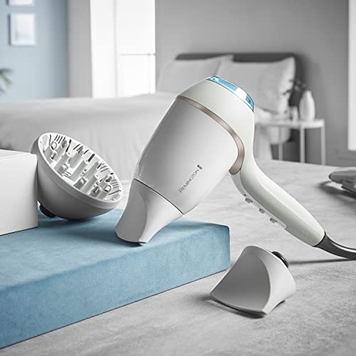 Remington Hydraluxe Pro Hair Dryer - EC9001, White