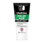 PORE Black Head Remover for Face - Peel Off Face Masks with Activated Bamboo Charcoal to Removing Blackheads & Impurities for Radiant Face - Blac