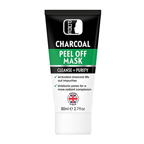 PORE Black Head Remover for Face - Peel Off Face Masks with Activated Bamboo Charcoal to Removing Blackheads & Impurities for Radiant Face - Blac