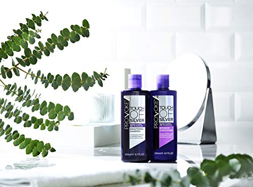 PRO:VOKE Touch of Silver Intensive Conditioner - for Blonde, Platinum, White or Grey Hair - 200 ml