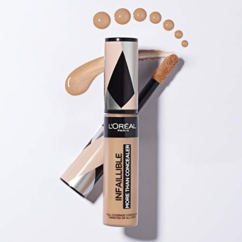 L'Oreal Paris Infallible Longwear 24HR More Than Concealer, Matte Finish, (336 Toffee)
