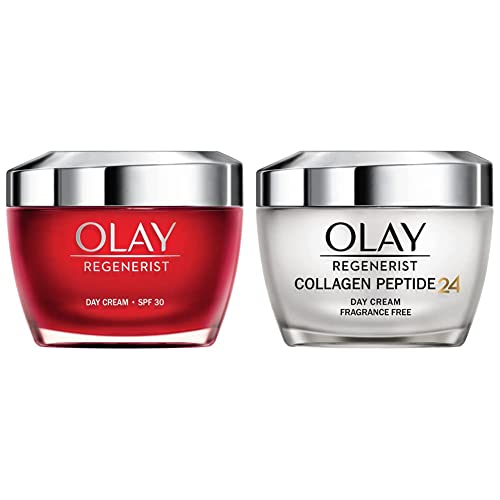Olay Regenerist Day Face Cream With SPF30, Unique Formula With Vitamin B3 & Niacinamide, Instantly Hydrates For 24H, 50ml